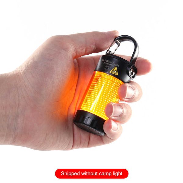 Camping Lantern 2pcs Tienda de campaña Linterna Lámparas Sombra Atmósfera portátil Luz Pantalla Repelente de mosquitos Naranja para ML4 Luces Accesorios W0331