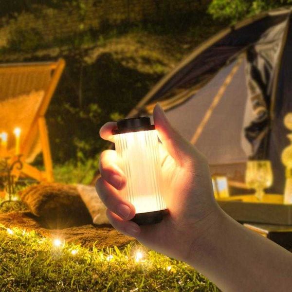 Lanterne de camping 38 Explore 38-KT 38 Lapton Went Camp Light 18650 Battery Outdoor Camping Light Lanterne de camping noire Puissante lampe rechargeable W0331