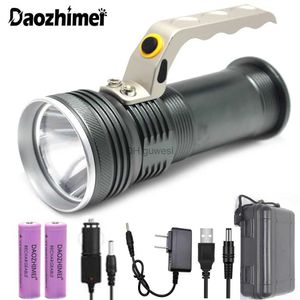 Linterna de camping 3800LM XML-Q5 Linterna LED recargable portátil de alta potencia Linternas de pesca impermeables Antorcha de caza tienda de campaña luz YQ240124