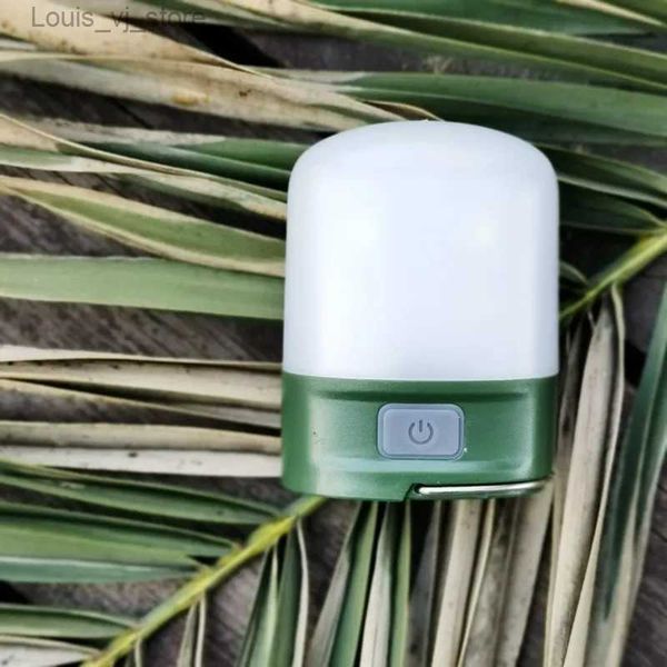 Lanterne de camping Mingray NOUVELLE conception LED rechargeable par USB IP65 Batterie au lithium Lanterne portable lumineuse Mini lampe de tente pour l'extérieur YQ231011