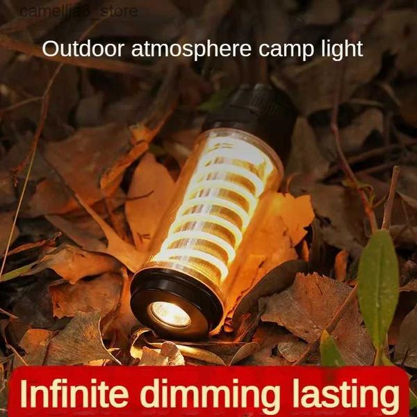 Linterna para acampar Luz para acampar al aire libre Iluminación LED Linterna portátil Luz para acampar multifuncional Beibang Edison Faro Linterna Luces Q231116