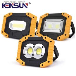 Lanterne de camping portable 30W COB LED lampe de travail lampe de travail rechargeable étanche projecteurs lampe de travail pour le camping en plein air Q231116