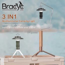 Campinglantaarn Draagbare campinglamp Magnetisch USB Oplaadbaar 3 verlichtingsmodi Hangende lantaarnstandaard Waterdicht Buitentent Led-zaklamp YQ240124