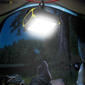 Lanterne de camping Lanterne de tente suspendue portable Lampe de secours étanche extérieure Lampe de secours LED rechargeable par USB Projecteurs Équipement d'alimentation de camping Q231116