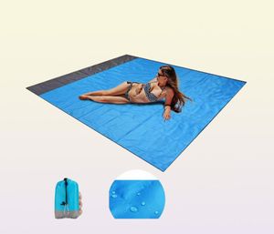 Tapis de camping étanche couverture de plage extérieur portable de pique-nique matelat dez jalon extérieur