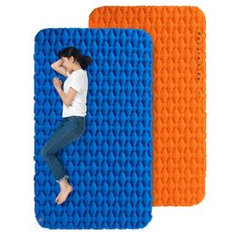 Colchón para acampar Colchón de aire doble ultraligero Cama plegable para exteriores Colchoneta para dormir Colchón inflable para viajes en automóvil