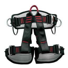 Ceinture de sécurité de Camping 25KN, escalade en plein air, formation élargie, fournitures de demi-protection, équipement de survie 240124