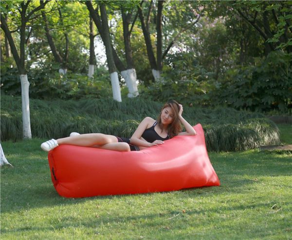 Sofá para acampar Saco de dormir Inflable rápido plátano colchón inflable saco de dormir saco perezoso Camping fiesta música Festiva mat pad3481830