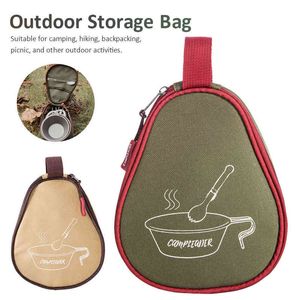 Camping Sac De Rangement Oxford Tissu Grande Capacité Vaisselle Étui De Transport Sierra Bol Tasse Sac Pour Camping Pique-Nique BBQ Y220524