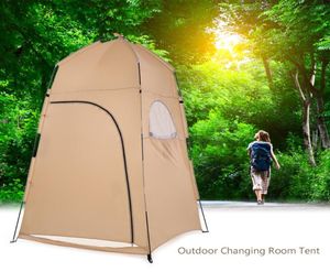 Tente de camping Portable de douche extérieure salle de bain changeant de salle d'ajustement abri de plage de la plage tentes de toilette et abris 4394742