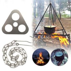 Camping Tripod Ring Hook Outdoor Picnic Grill Campfire Kookapparatuur Gereedschap