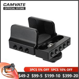 CAMVATE Universal SSD Halder Clamp Adjust Largeur (35 mm ~ 80 mm) avec 1/4 "-20 points de montage Connecteur de montage à chaussures pour la caméra