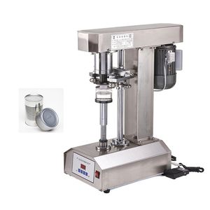 Kan Capping Machine Voedsel Inblikken Sluitingsmachine voor Bier Juice Aluminium Cover Plastic Fles Cap Sealer