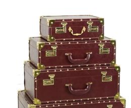 può essere personalizzato Brown Flower beau case valigia orologio da viaggio Cartella per il trasporto maniglia griglia Bagagli Borse Borse a tracolla Borsa portagioie baule