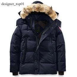 Kan jas winter vierrure naar beneden parka homme jassen chaquetas bovenkleding wolf fur manteau luxe merk ontwerperjacket jas hiver expeditionary expeditie 8861