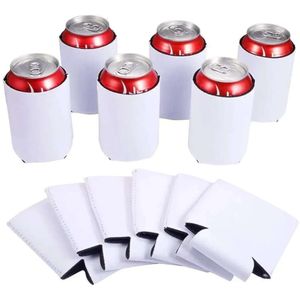 Can Drinkware Poignée en néoprène couvre les supports d'isolateurs pliables plus frais adaptés aux canettes de bière de boisson mince de 12 oz Fy4688 s