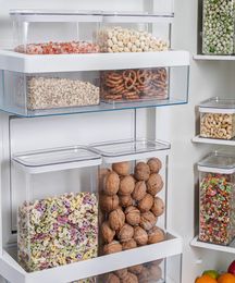 Peut Japan039s Kitchen Food Plastic Scellé Boîte de rangement de grande capacité Cinq grains Snacks Tank Cabinet1454881