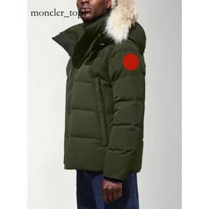 Peut les hommes de concepteur réel coyote canada vestes de pucette fourrure extérieure wyndham brise-vent jassen sorneues extérieures à capuche manteau manteau down veste hiver parka 4099