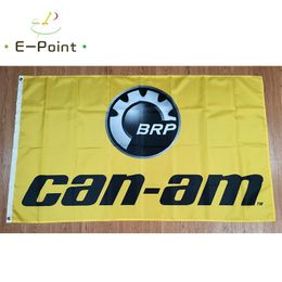 Drapeau de motos Canada BRP Can-am 3*5 pieds (90cm x 150cm), drapeaux en Polyester, bannière de décoration volante pour la maison, le jardin, cadeaux de fête