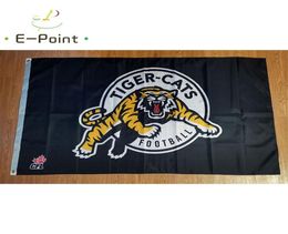 Canada CFL Hamilton Tigercats vlag 35ft 90cm150 cm polyester vlagbannebanners Decoratie Flying Home Garden vlag Feestelijke geschenken3949184