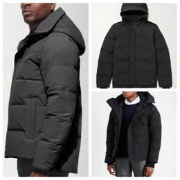 Canada Designer Goode Designer Hommes Down Vestes Canard Blanc Coupe-Vent Hommes Parkas Veste Col D'hiver Puffer Réel Manteau De Fourrure De Loup Arctic Hood Trim