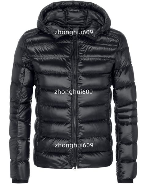 Canada Designer Hommes À Capuchon Matelassé Doudoune À Capuche Manteau En Molleton Matelassé en Marine Noir Rouge Parkas Doudoune Homme Daunenjacke Manteau Puffer