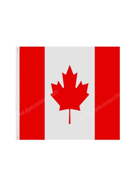 Flags de Canadá Banner National Polyester Flying 90 x 150cm 3 Bandera de 5 pies en todo el mundo al aire libre en todo el mundo se puede personalizar1693165