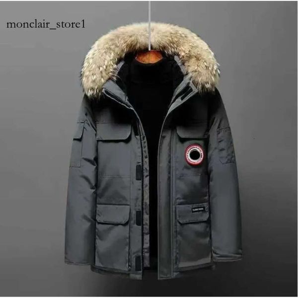 Chaqueta de gansos de Canadá para hombre Parkas de plumón abrigo de invierno de ganso chaquetas gruesas y cálidas ropa de trabajo chaqueta exterior gruesa moda 3804