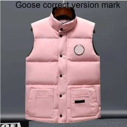 Canadá Giletmens Chalecos Diseñadores Nuevo Chaleco Puffer Chaqueta de diseñador para hombre Chaleco Material de plumas Abrigo suelto Grafito Gris Negro Blanco Azul Tendencia Pareja Gansos Gigo