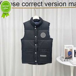 Canada Giletmens Vests luxe ontwerper Down Goose Vest Dames puffer jas Parkas Glacier Seriesgoose yjzq