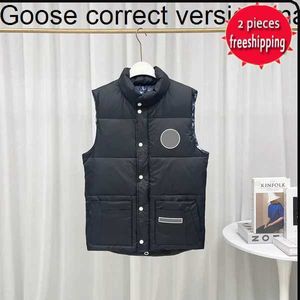 Canada Giletmens Vest Luxury Designer Down Goose Vest Dames Puffer Jacket Parkas 22 Glacier -serie