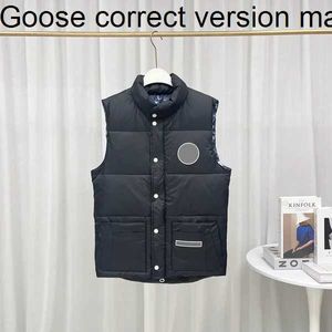 Canada Giletmens Vests luxe ontwerper Down Goose Vest Dames Puffer Jacket Parkas 22 Glacier Seriesgoose