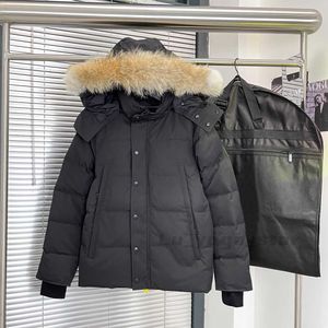 Parkas Chaquetas canadienses Abrigos para hombre para mujer Diseñadores Down Veste Homme Winter Jassen Puffer Big Fur Sudaderas con capucha K1