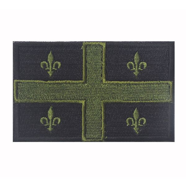 Flag de la province du Canada du Québec Canada Terre-Neuve-et-Labrador Patches Hook and Loop Tactical National States