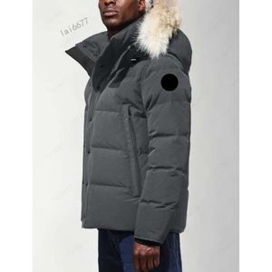 Canada Puffer Vestes Hommes Designer Fourrure Real Coyote Coupe-vent extérieur Jassen Vêtements d'extérieur à capuche Fourrure Manteau Down Manteau veste d'hiver