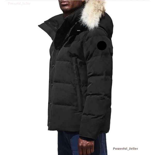 Canada Puffer Jackets Hommes Designer Real Coyote Fur Outdoor Wyndham Coupe-vent Jassen Vêtements d'extérieur à capuche Fourrure Manteau Doudoune Manteau Hiver Parka Doudoune 8523