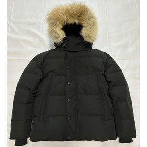 Canada Pufferjassen Heren Designer Echt Wolfsbont Outdoor Wyndham Windjack Jassen Bovenkleding Capuchon Fourrure Manteau Donsjack Jas Hiver