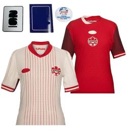 Canada Soccer Jersey Maillot de Foot 2024 Copa America Cup Kids Kit 2025 Canadian National Team Football Shirt 24/25 Home Away Version Buchanan Davies David