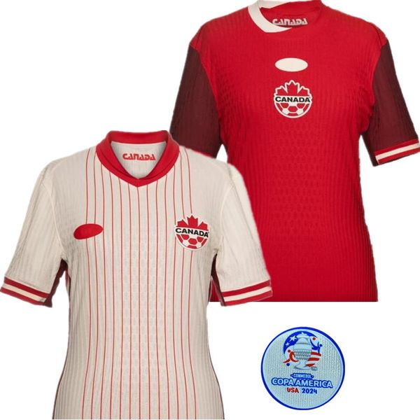 CanaDa Soccer Jerseys 2024 Copa America Home Away Football Shirt Équipe nationale BUCHANAN DAVIES DAVID Maillot de Foot