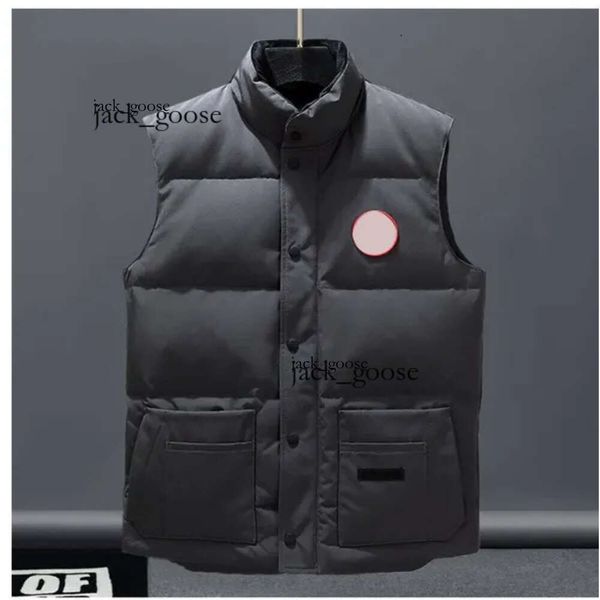 Canadas Gooses Down Vest Designer Hommes Gilet Gilets d'hiver Unisexe Couple Bodywarmer Veste Femme Sans Manches Extérieur Chaud Épais Outwea 461