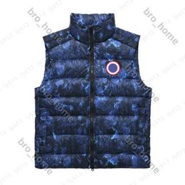 Canadas-Gooses Piumino da Uomo Piumino Giubbotto Nero Designer Veste 700 Imbottitura in Lanugine Tessuto Antivento Canadian Goose Co-ed con il Gilet in Piumino Sottile D64Z