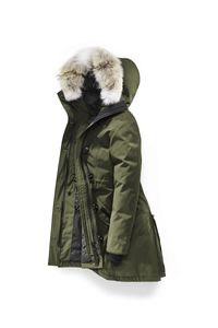 Canadaswomen's Plus Size Bovenkleding Jassen New Canada Women Rossclair Parka Hoge kwaliteit Lange capuchon Wolf Fur Fashion Warm Donsjack Outdoorjas 19 Ivw7