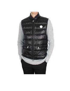 Canadese ontwerper Goose Down Vestmens Outdoor Lichtgewicht Down Vest Stand Kraag Gilet met borst NFC Badge Herfst Winter Down Vest Maat 1-5