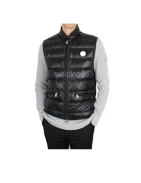 Canadian Designer Goose Down Vestmens Outdoor Lightweight Down Gest Stand Collar Gilet avec poitrine NFC BADGE AUTOMNE HIVER DOWN VILLE TIME 1-5