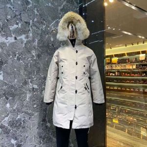 Designer canadien Gooses Version mi-longue Puffer Down Veste Femme Down Parkas Hiver Épais Manteaux Chauds Femmes Coupe-Vent Streetwear228 Chenghao01 902