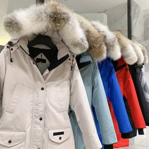Designer canadien femmes oies manteaux veste femmes doudoune Parkers hiver à capuche épais chaud femme coupe-vent veste