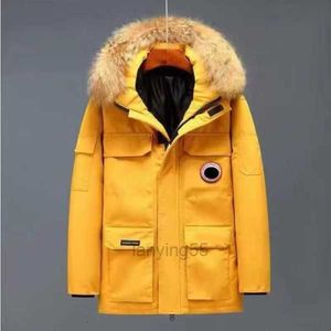 Manteau d'hiver canadien Goose épais chaud pour hommes Parkas vestes vêtements de travail veste extérieure épaissie mode gardant couple diffusion en direct Coat387 1L9WE