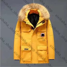 Couber d'hiver canadien épais chaud des vestes parkas pour hommes de travail veste veste veste extérieure épaissie de mode gardien de couple en direct manteau de diffusion 784 803 826 537