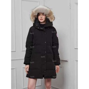 Manteau d'hiver chaud à capuche mi-long à manches longues pour femme, manteau chaud et coupe-vent, 90 % duvet d'oie, taille S-xxl795