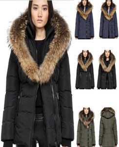 Canadian Women039s Brand Mac F4 Adali Raccoon Fur Fur Collar Women039s Down Parker Coat Down Veste pour femmes Outdoor 20942778